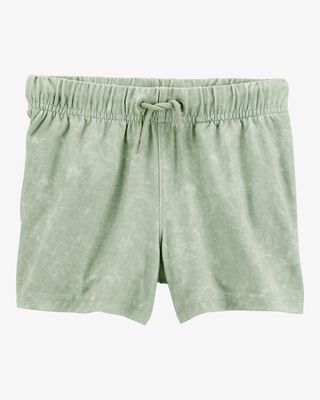 Product image 1 of Toddler Solid Pull-On Knit Shorts - Green