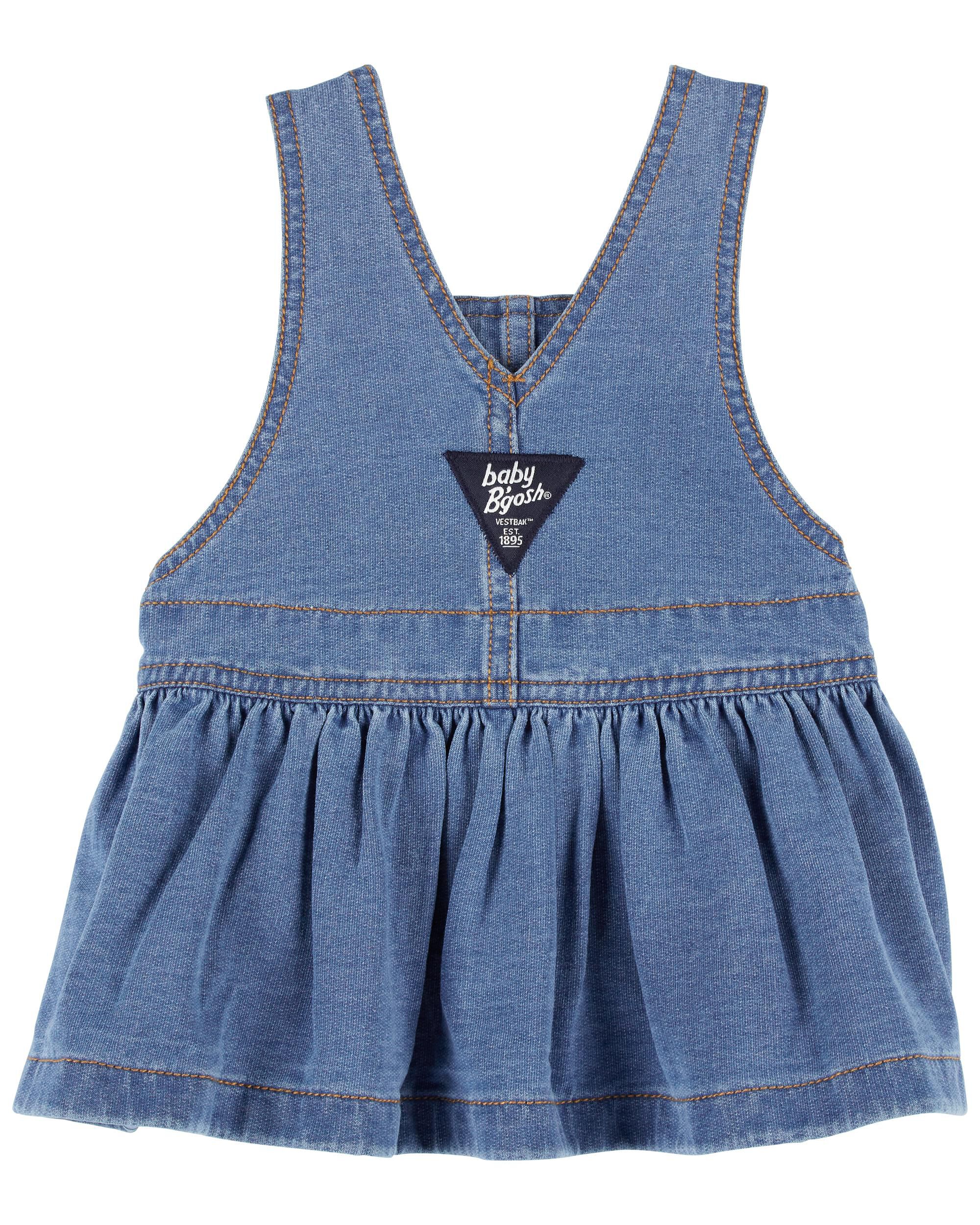 Baby Knit Like Denim Jumper Dress OshKosh Carter s