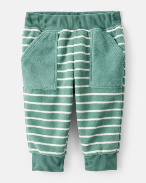 Baby Boy 3-Piece Long-Sleeve Bodysuit, Vest & Denim Pant Set