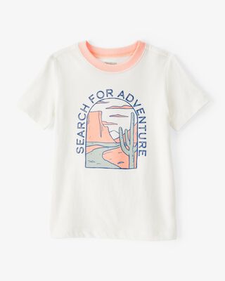 Product image 1 of Toddler Adventure Short-Sleeve Graphic Tee - Cream