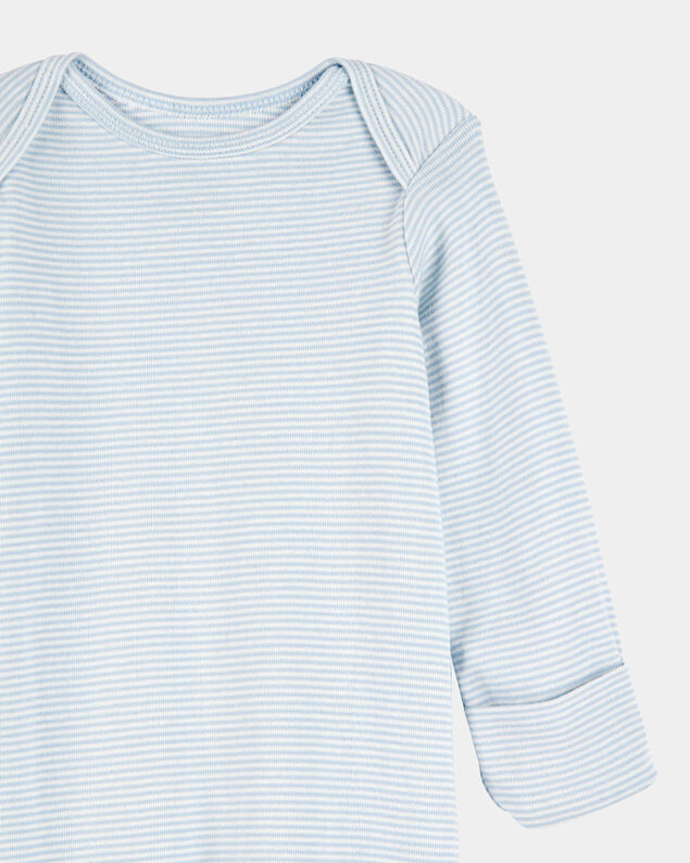 Product image 2 of Baby 2-Pack Sleeper Gowns - Blue/White