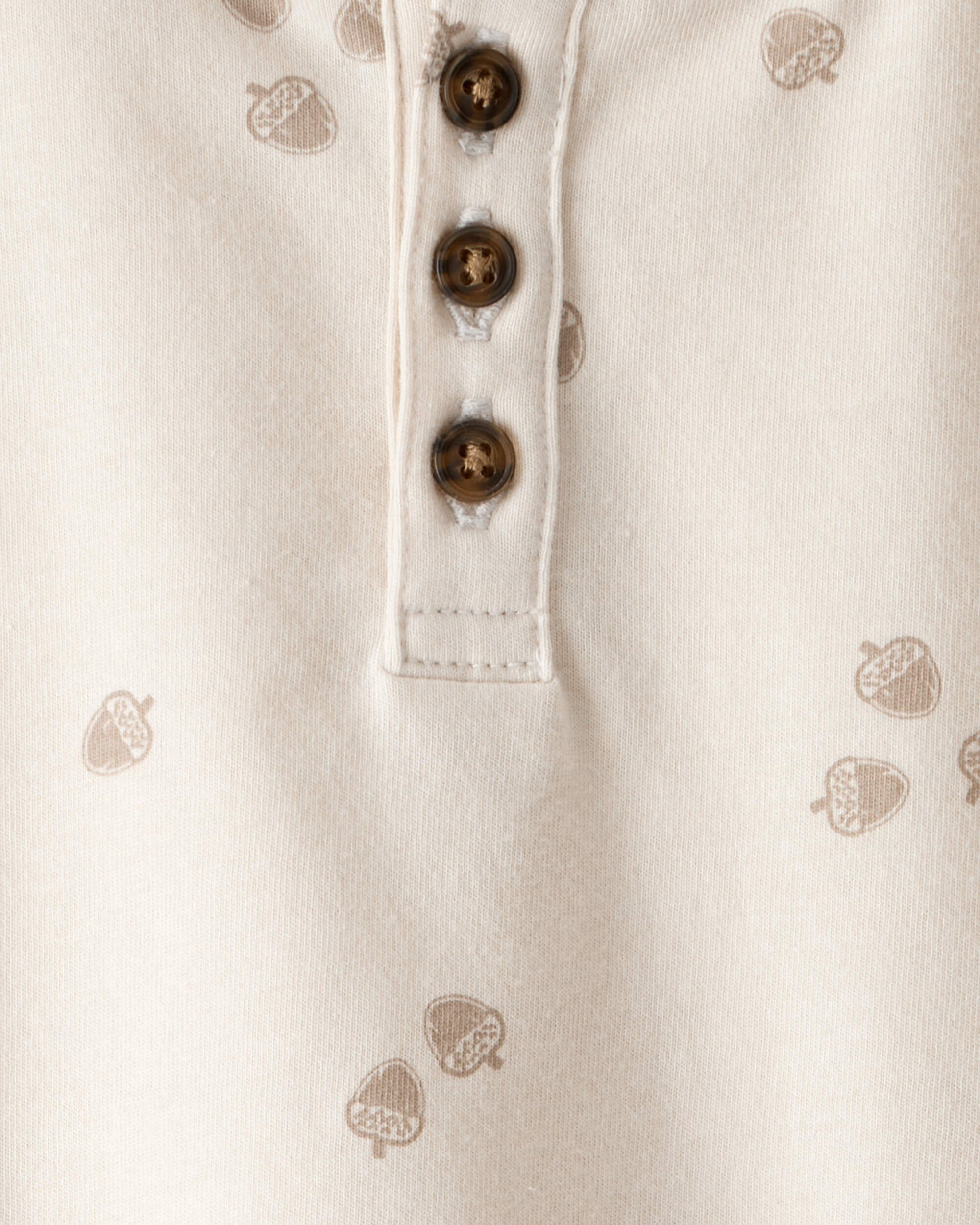 Toddler Boy Acorn Short-Sleeve Tee - Ivory