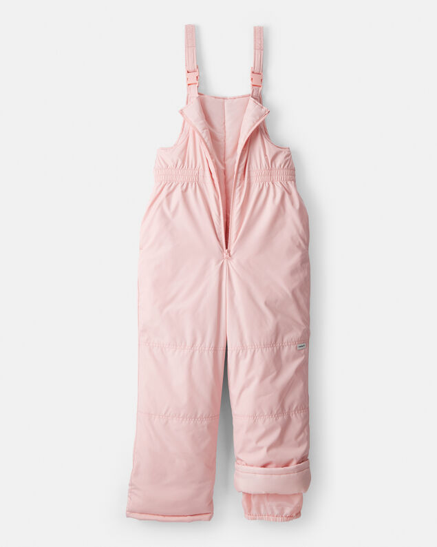 Product image 2 of Girls Overall Snow Bibs - Pink