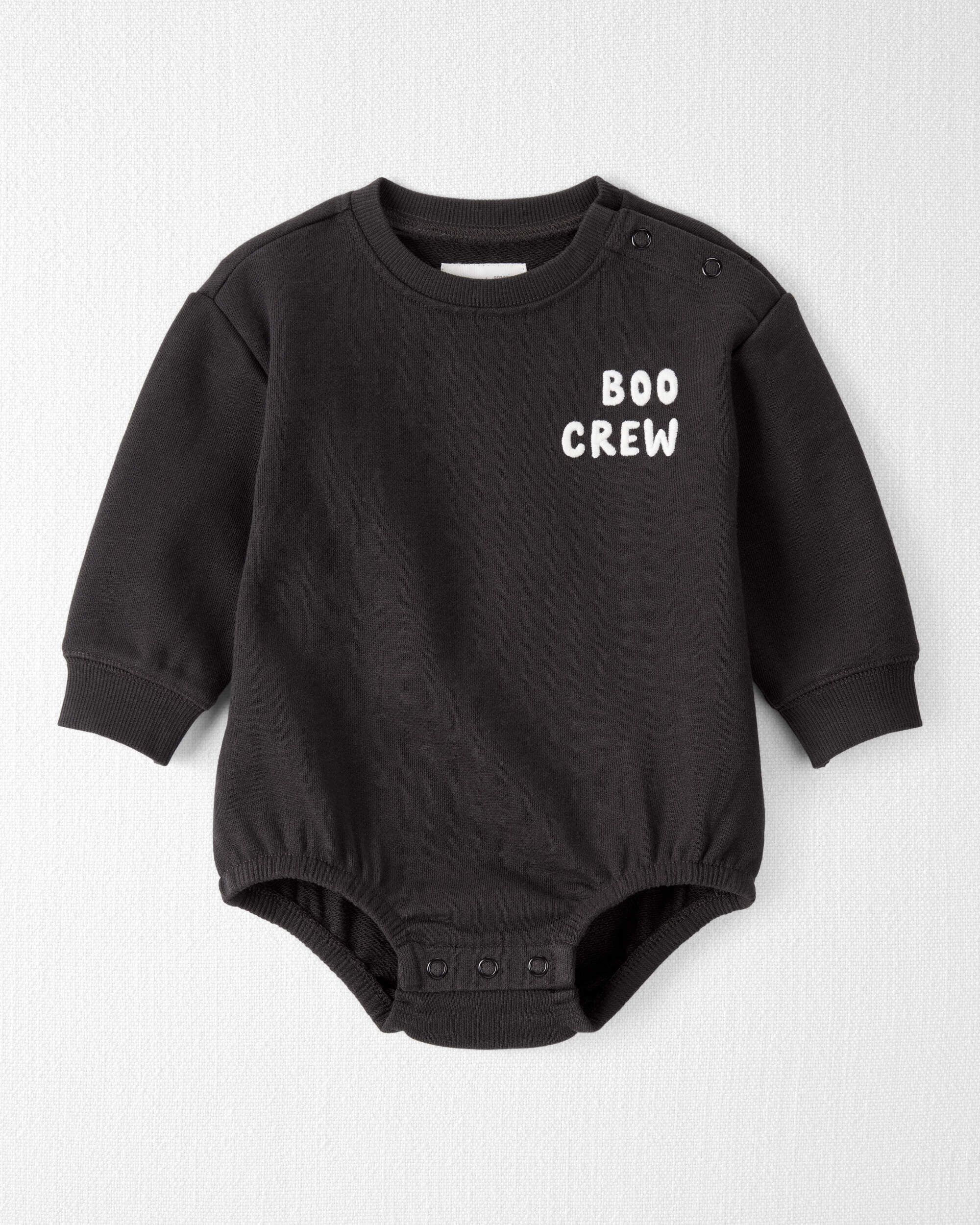 Baby Organic Cotton Boo Crew Bubble