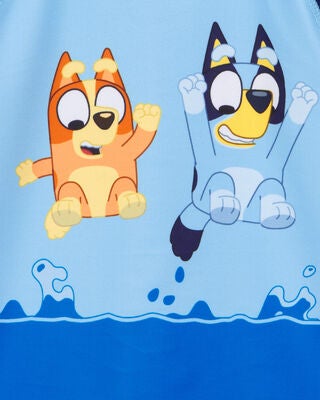 Product image 2 of Toddler Bluey™ Long-Sleeve Rashguard Swim Top - Blue