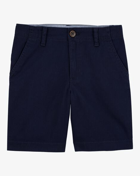 Product image 1 of Kid Stretch Chino Uniform Shorts - Navy