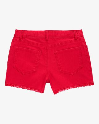 Product image 2 of Kid Iconic Eyelet Shorts - Red