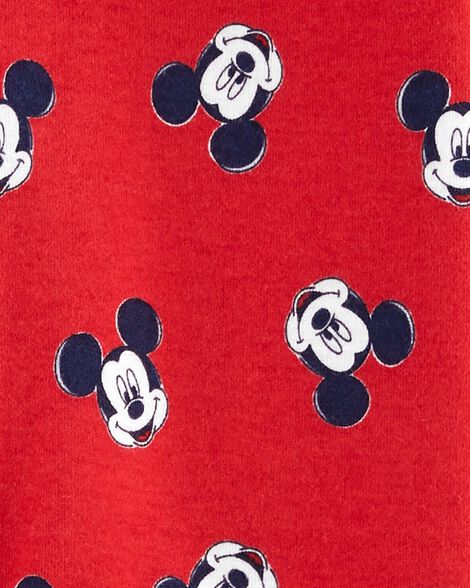 Product image 2 of Toddler 1-Piece Mickey Mouse 100% Cotton Footie Pajamas