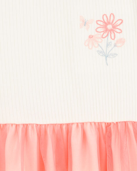 Product image 3 of Kid Ombre Short-Sleeve Tutu Dress - Pink