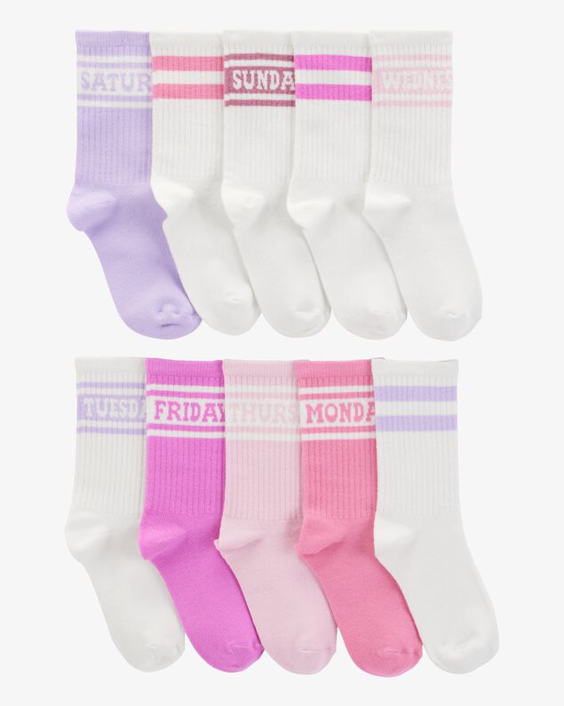 Product image 1 of Kid 10-Pack Crew Socks