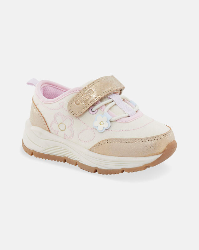 Product image 1 of Toddler Girl Athletic Shoes - Tan/Gold