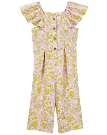 Toddler Floral LENZING™ ECOVERO™ Jumpsuit