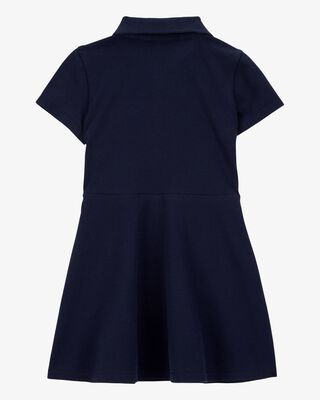 Product image 2 of Toddler Pique Short-Sleeve Uniform Dress - Navy