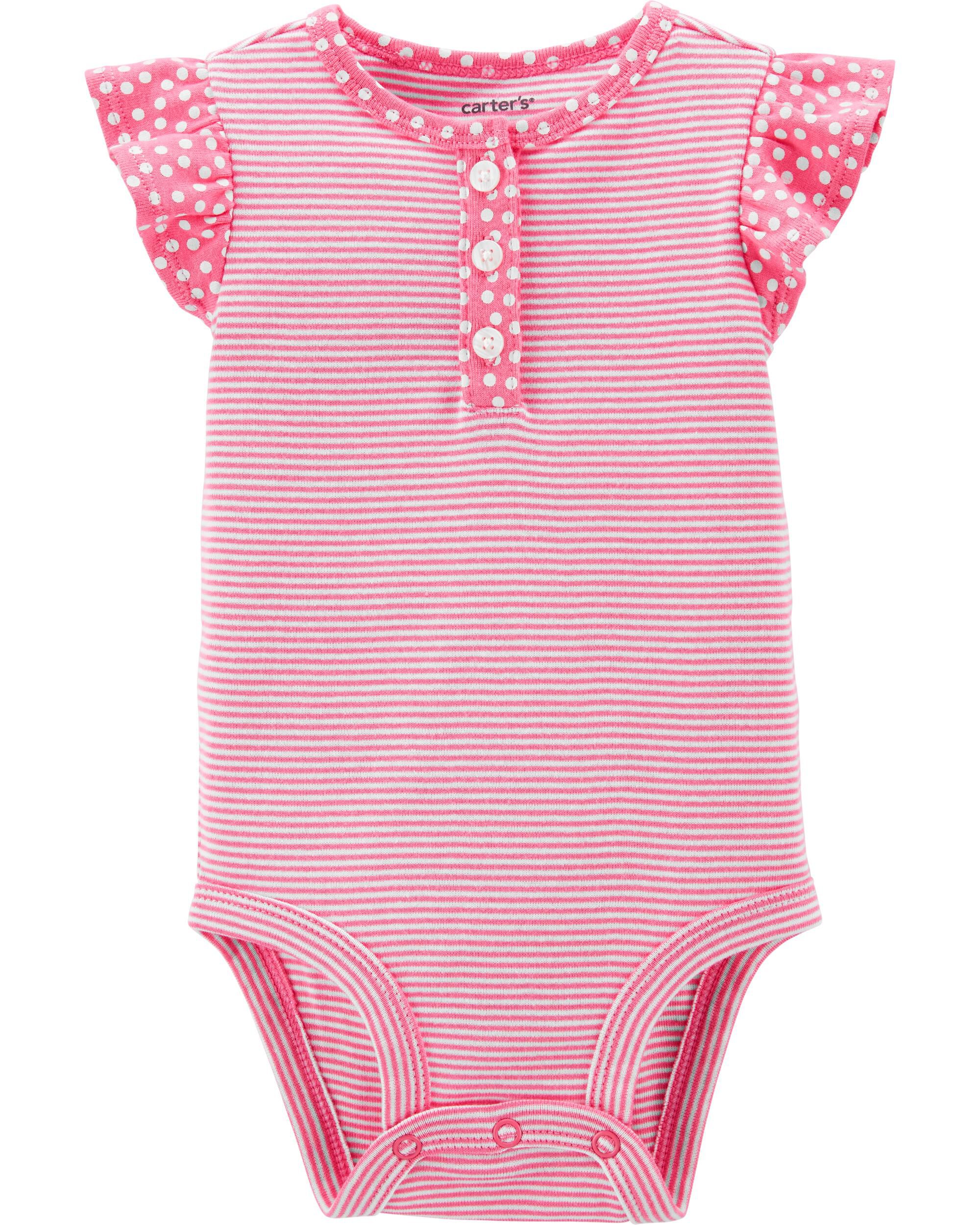 flutter sleeve bodysuit baby