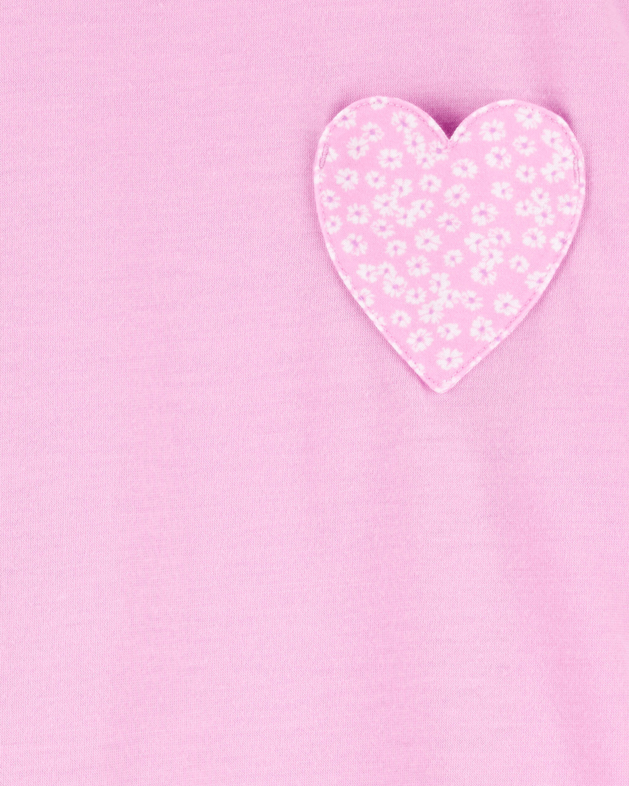 Girls 2-Piece Heart Loose Fit Pajamas - Carter's | Carter's