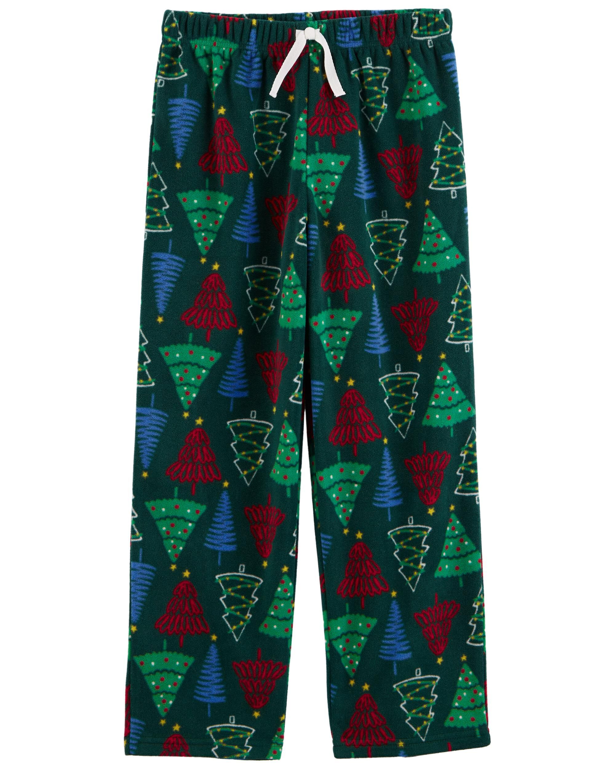 Kid Christmas Tree Pull On Fleece Pajama Pants Carter s Carter s