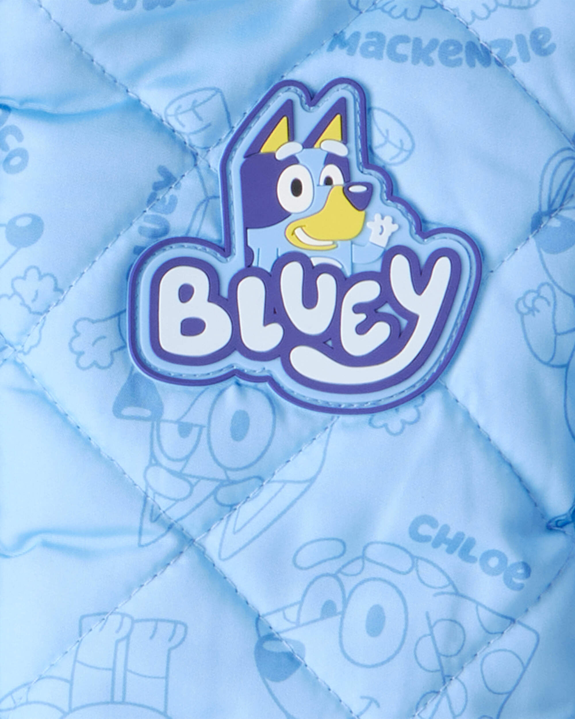 Toddler Boy Bluey™ Hooded Heavyweight Winter Jacket - Blue