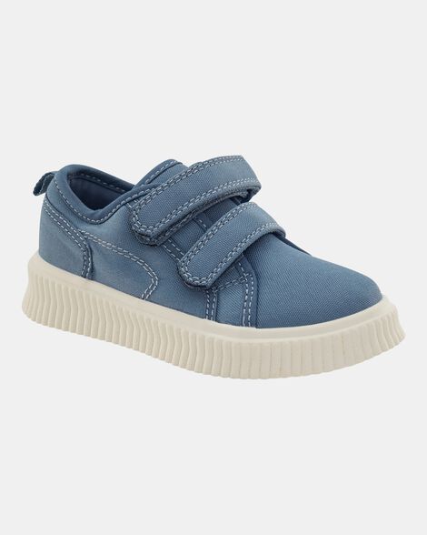 toddler boy canvas sneakers - blue