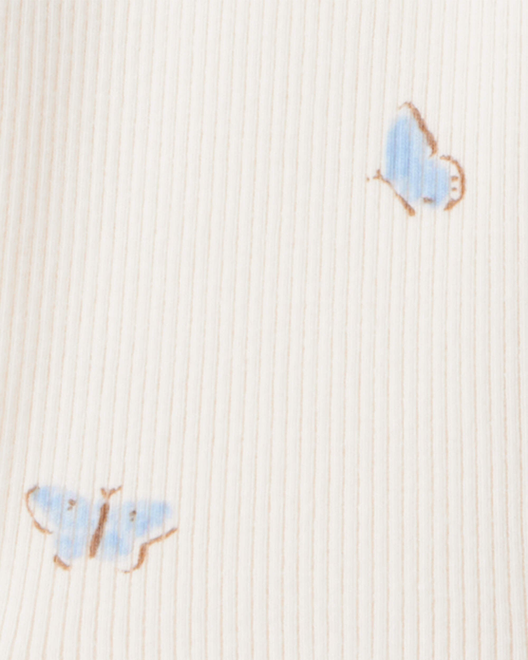 Baby 2-Piece Organic Cotton Ribbed Knit Set Butterfly Breeze Print