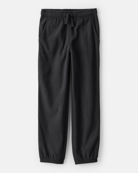 boys fleece joggers - black