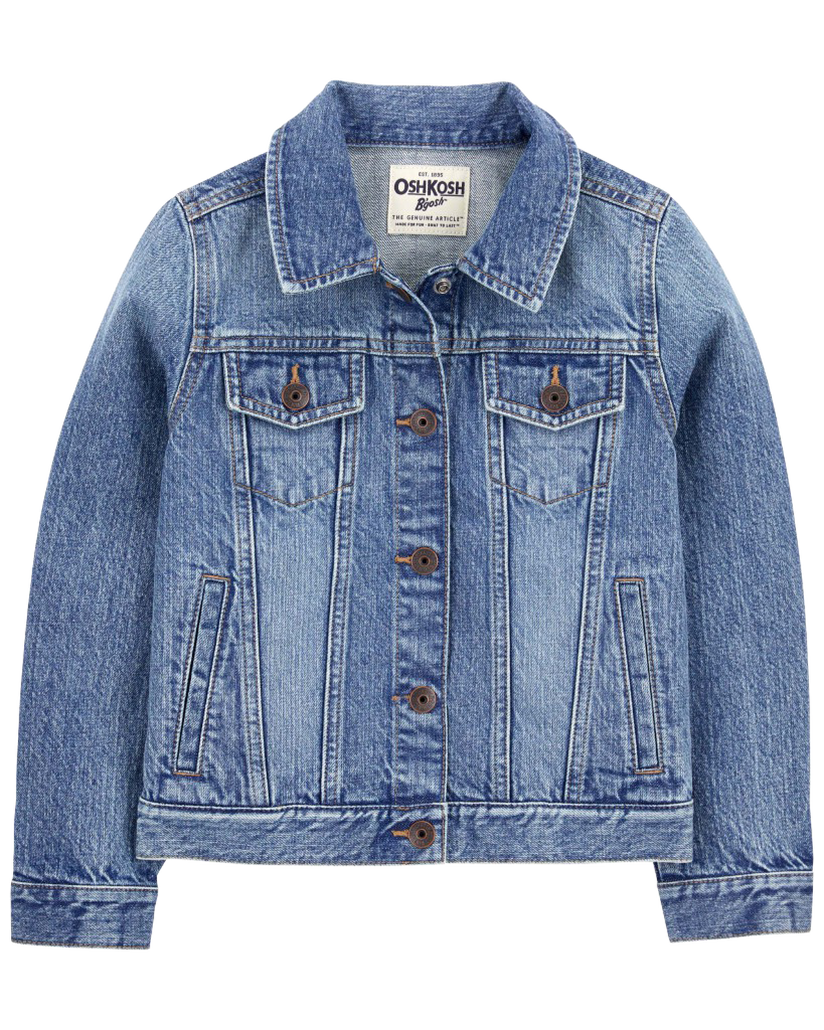 Kid Denim Jacket - Medium Wash - OshKosh B'gosh | Carter's
