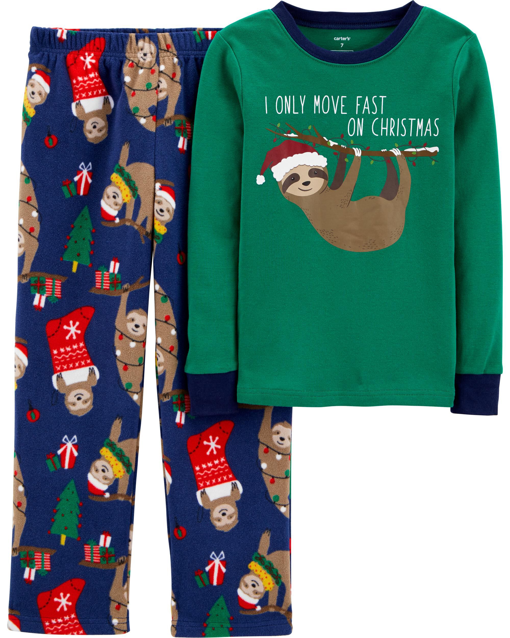 christmas pajamas carters
