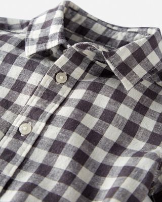 Product image 2 of Baby Gingham Button-Front Shirt Made With Linen