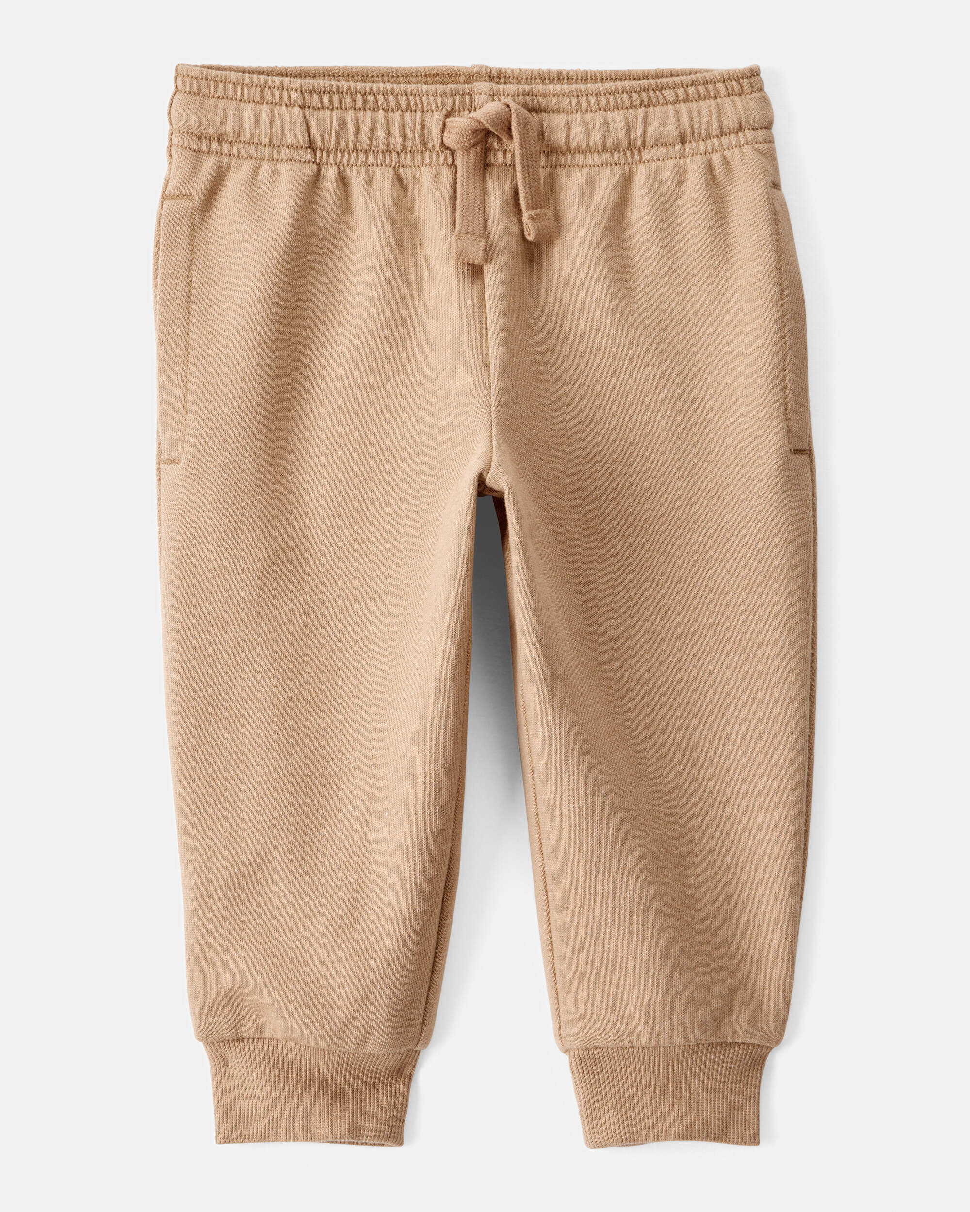 Baby Boy French Terry Jogger - Tan
