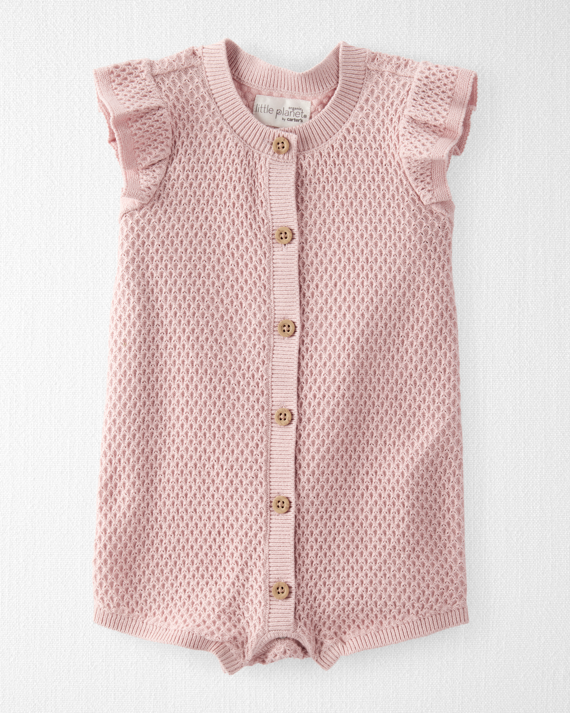 Baby Organic Cotton Sweater Knit Romper