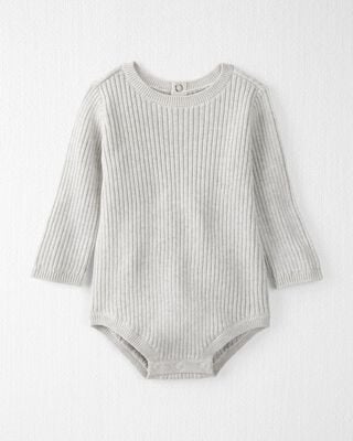 Product image 1 of Baby Organic Cotton Rib Sweater Knit Bodysuit