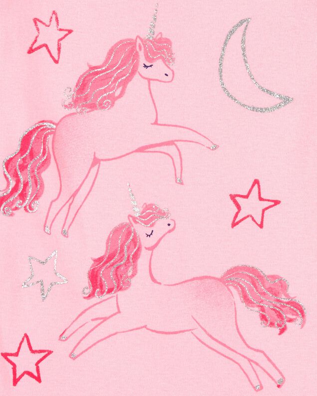 Product image 2 of Toddler 4-Piece Unicorn Cotton Pajamas