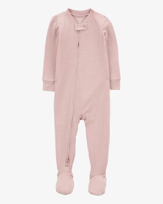 Product image 1 of Baby 1-Piece Striped PurelySoft Footie Pajamas