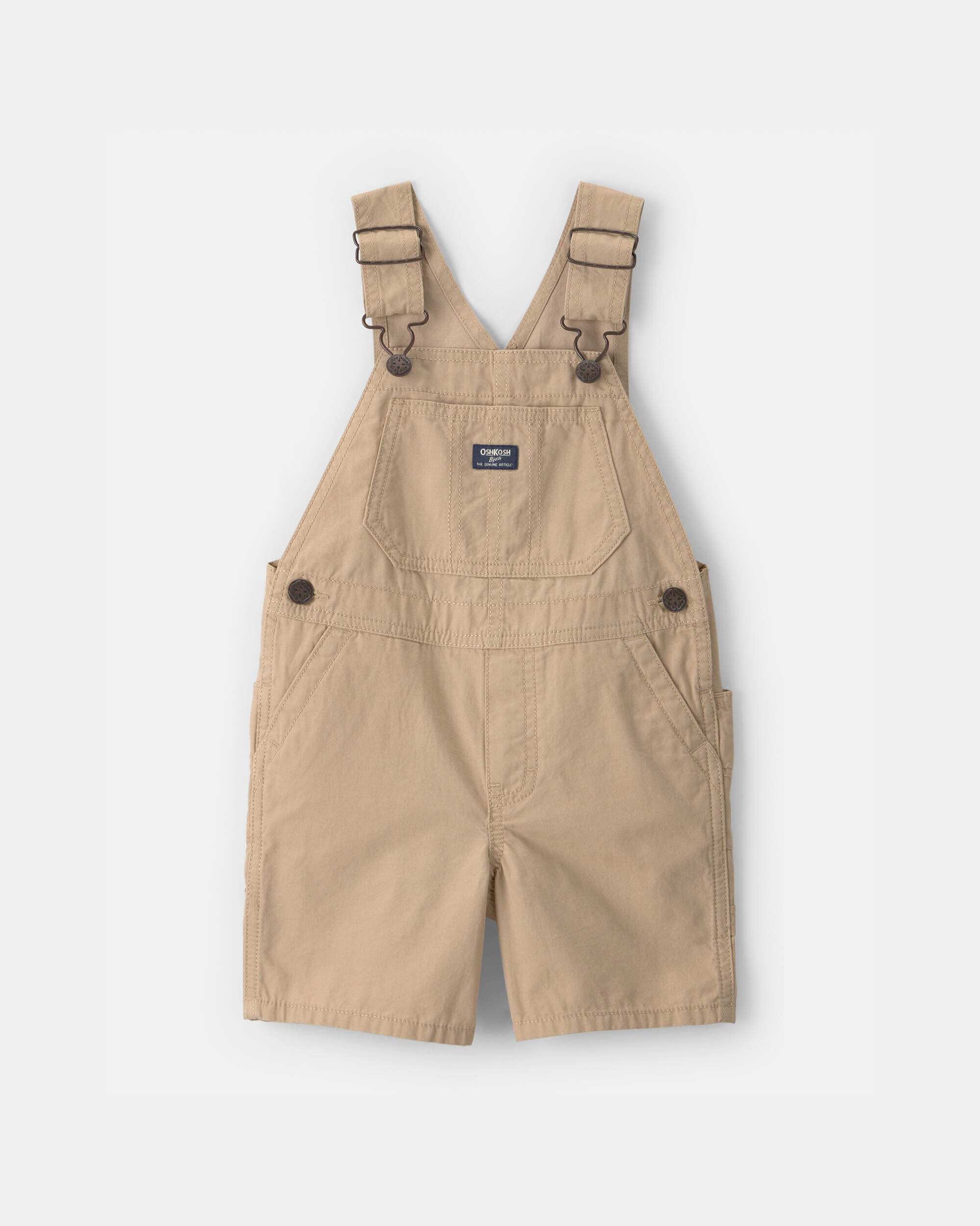 OshKosh Bgosh Toddler Boy Canvas Shortall 2T Khaki 30$