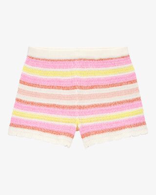 Product image 1 of Kid Striped Crotchet Knit Shorts