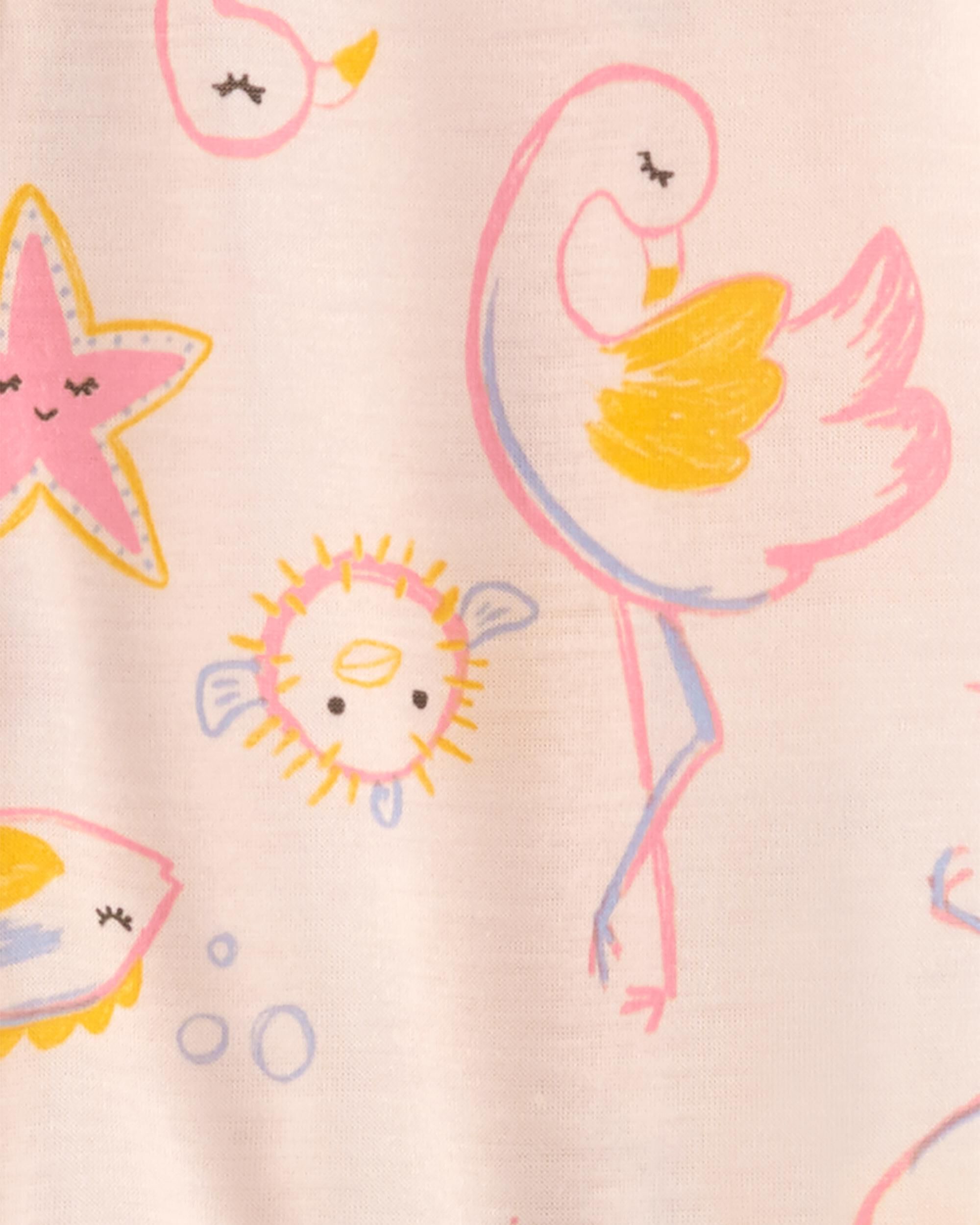 Carters flamingo pajamas deals
