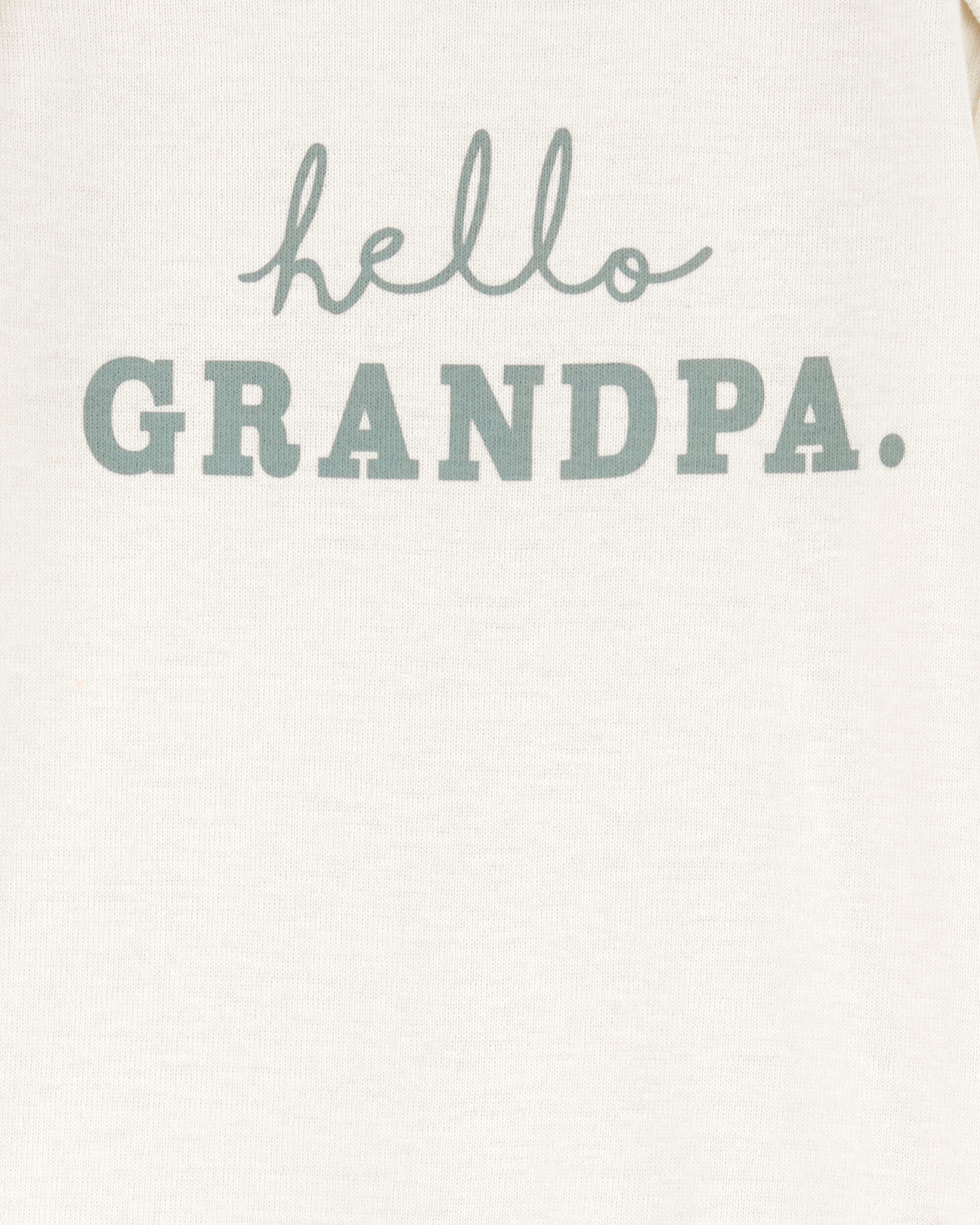 Baby Hello Grandpa Announcement Bodysuit - Carter's | Carter's
