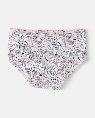 Product image 2 of Kid 7-Pack Unicorn Print Brief Stretch Cotton Underwear