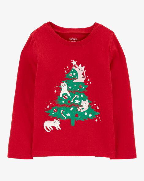  Product image 1 of Toddler Christmas Tree Long-Sleeve Graphic Tee