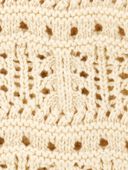 Cream - Baby Pointelle Cardigan - Cream, Selected