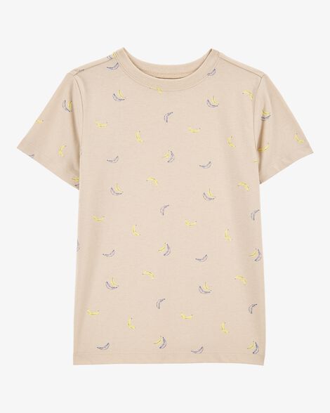  Product image 1 of Kid Banana Print Short-Sleeve Tee - Brown