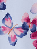 Blue - Kid Butterfly Leggings, Selected