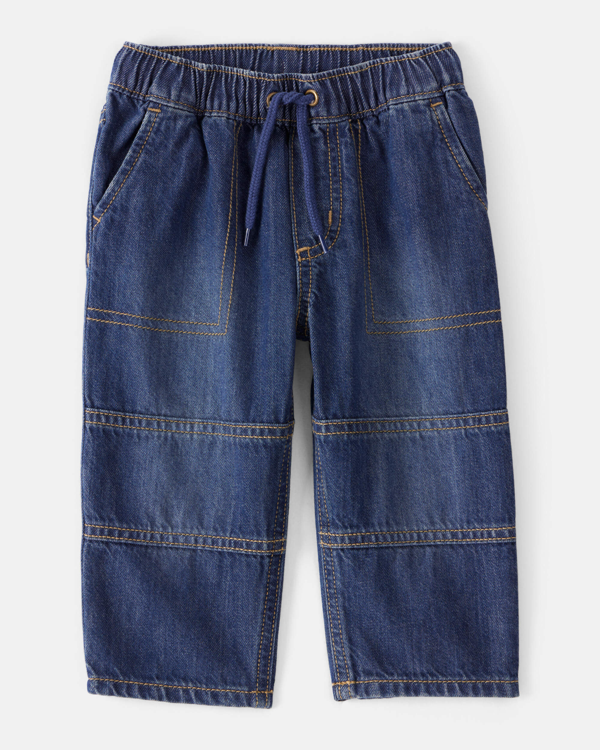 Baby Boy Denim Pull-On Jeans - Blue