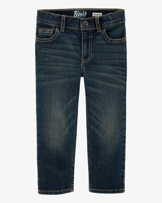 Product image 1 of Toddler Faded Dark Wash Straight-Leg Jeans