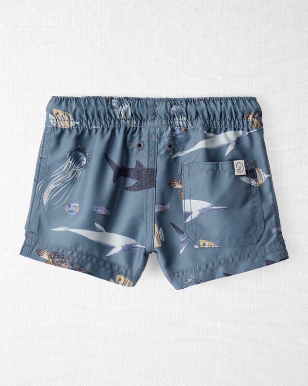 Product image 2 of Baby Boy Recycled Ocean-Print Swim Trunks