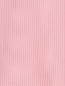 Pink - Kid Long-Sleeve Ribbed Top, Selected