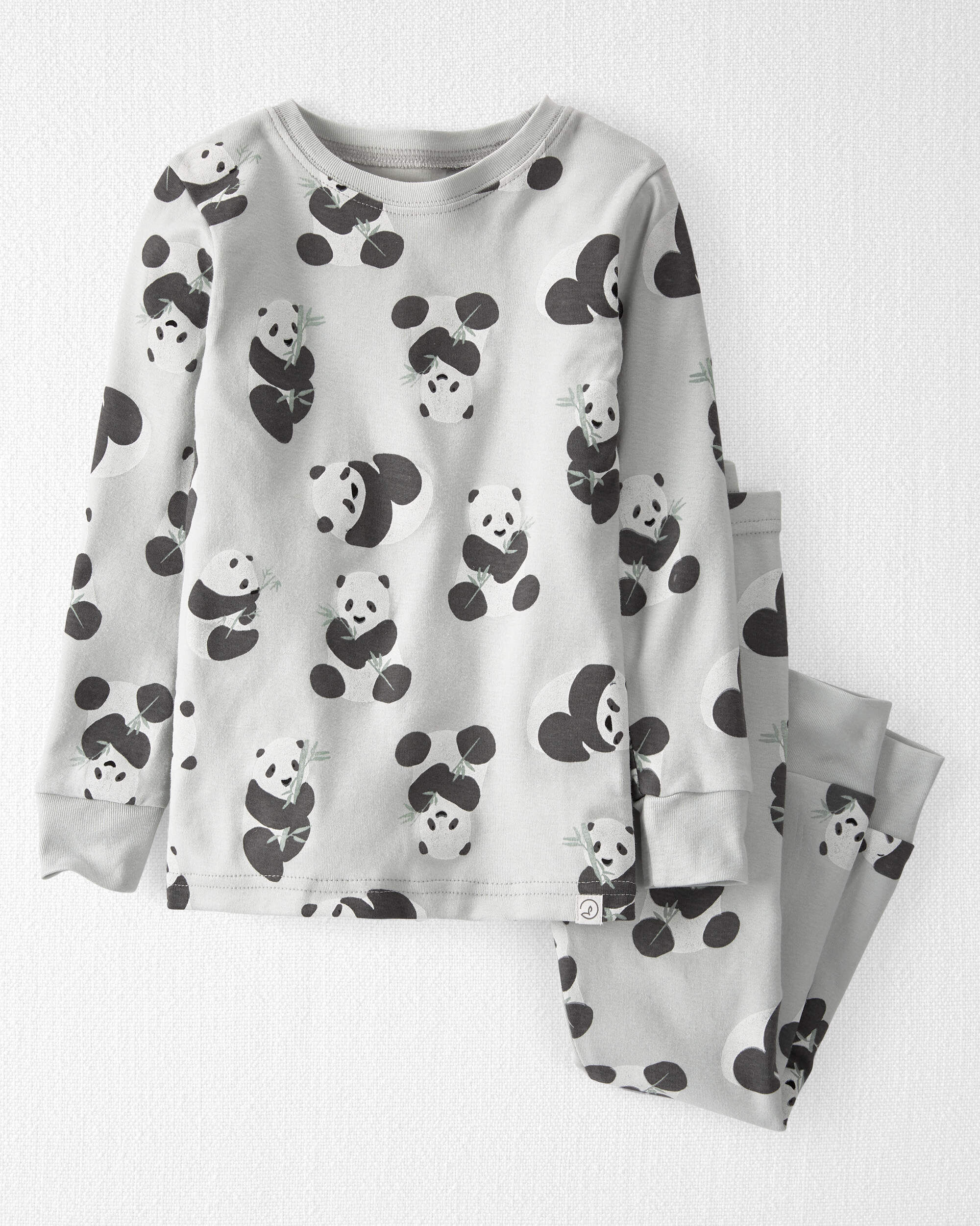 Baby Organic Cotton Pajamas Set Panda Bear