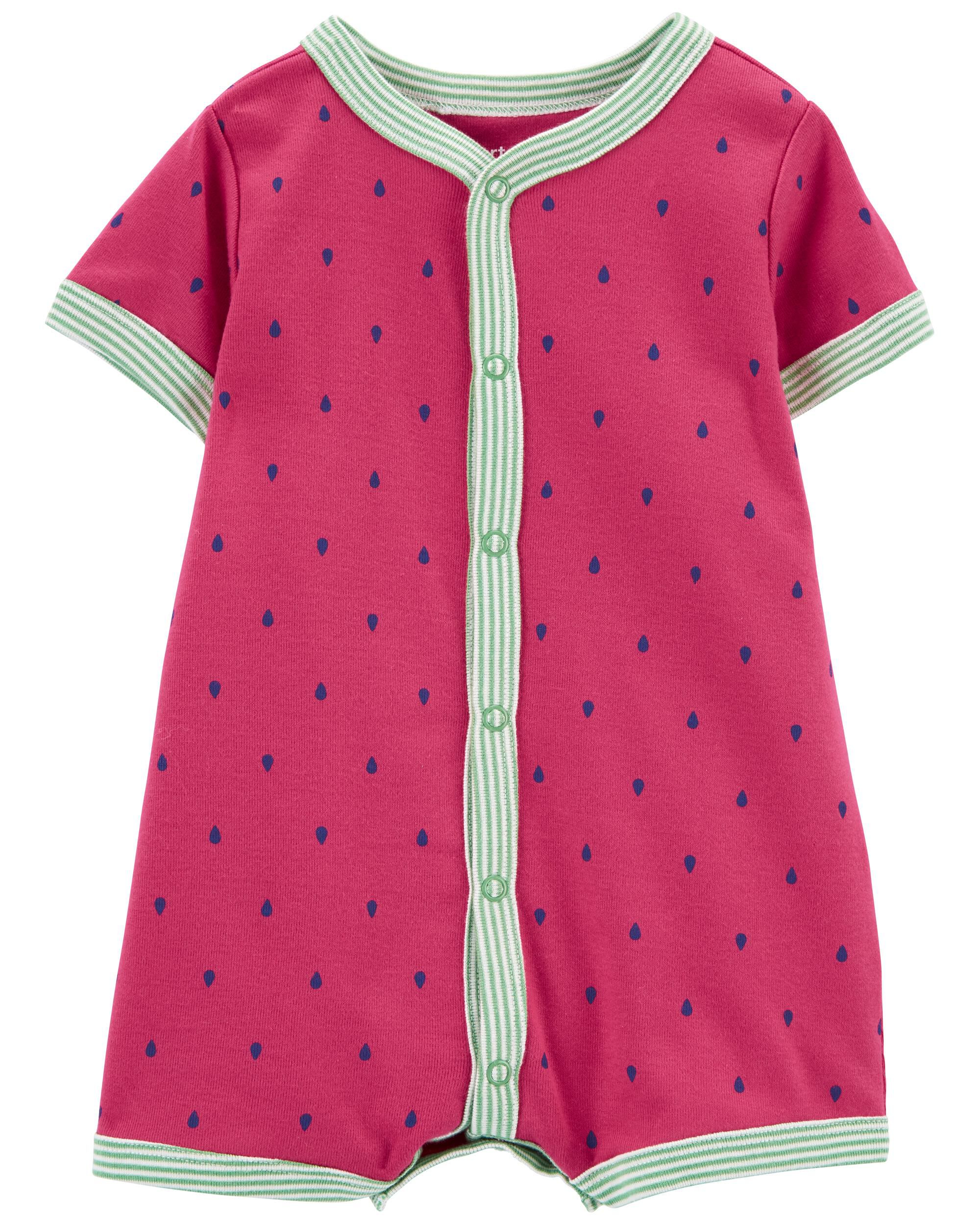 Details about   CARTER'S ONE PIECE CREEPER BABY GIRLS OUTFIT WHITE BLUE PINK STRAWBERRY 