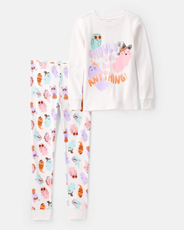 Product image 1 of Kid 2-Piece "Ghouls Can Be Anything" Halloween 100% Snug Fit Cotton Pajamas