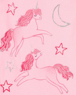 Product image 2 of Baby 4-Piece Unicorn Cotton Pajamas