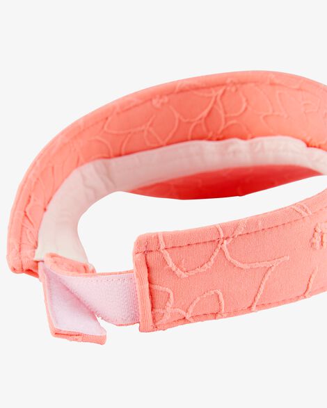  Product image 2 of Kid Floral Visor - Pink